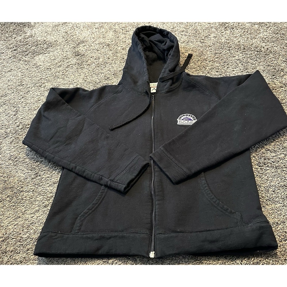 MLB Colorado Rockies Antigua - Women's Full Zip Hoodie - Medium